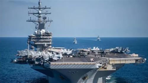 Tàu sân bay USS Ronald Reagan. Ảnh: Hải quân Mỹ.