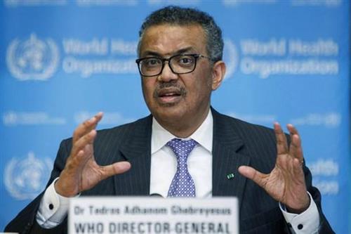 Tổng Giám đốc WHO Tedros Adhanom Ghebreyesus. (Nguồn: AP)