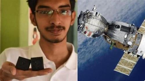 Riyasdeen đã thiết kế vệ tinh nhẹ nhất thế giới. Ảnh: News Bytes.