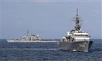 Các tàu chiến của Nhật Bản trong cuộc tập trận chung với Mỹ ở biển Đông vào tháng 6-2020. Ảnh: US Navy