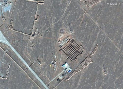 Ảnh chụp vệ tinh ngày 11/12 tại nhà máy hạt nhân dưới lòng đất Frodo. Ảnh: AP.