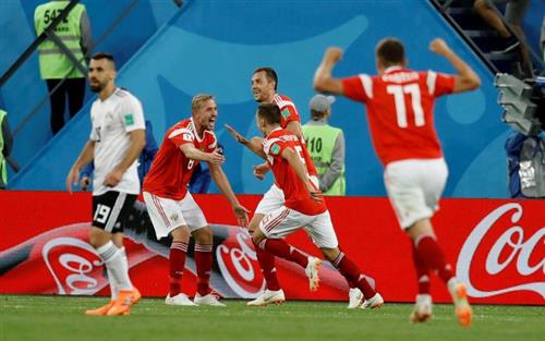 Đội tuyển Nga ghi dấu ấn tại World Cup 2018 được tổ chức trên sân nhà. Ảnh: Getty Images.
