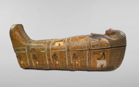 Một chiếc quan tài cổ của Ai Cập. (ảnh minh họa: ancientegyptianfacts.com).