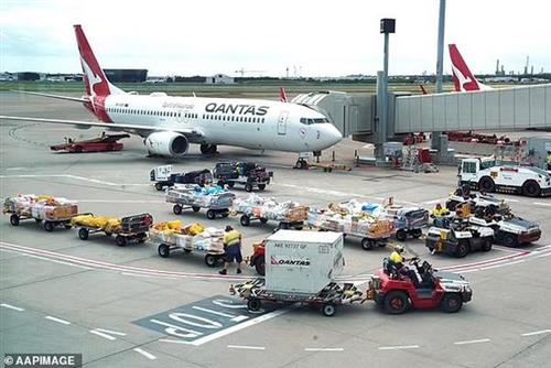 Chuyến bay của hãng Qantas đưa người Australia về nước. Ảnh minh họa: AAP