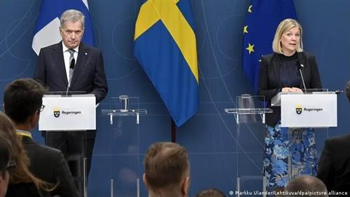 Lãnh đạo Phần Lan và Thụy Điển quyết định xin gia nhập NATO. Ảnh: DW