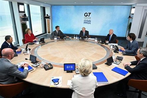 Lãnh đạo G7 đều nhất trí về mối đe dọa mà một Trung Quốc ngày càng quyết đoán gây ra. (Nguồn: AP)