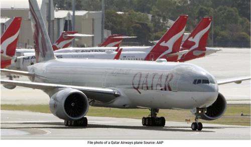 File photo of a Qatar Airways plane Source: AAP