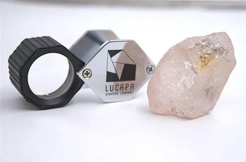 Lulo Rose, viên kim cương hồng 170 carat. Ảnh: Công ty Lucapa Diamond.
