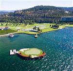 Coeur d’Alene Resort Golf Course được đánh giá là một trong những sân golf tốt nhất nước Mỹ.
